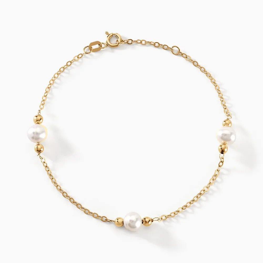 Bracelet Cannelle Or Jaune Perle De Culture|Marc Orian Clearance