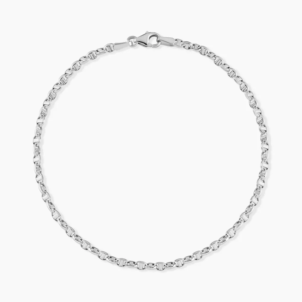 Bracelet Capucin Maille Marine Plate|Marc Orian Hot