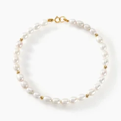 Bracelet Ciriola Or Jaune Perle De Culture|Marc Orian Sale