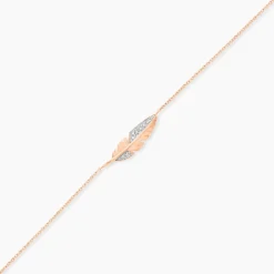Bracelet Clodie Or Rose Diamant