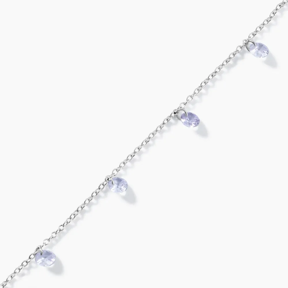 Bracelet Collie Argent Blanc Oxyde De Zirconium|Marc Orian Outlet