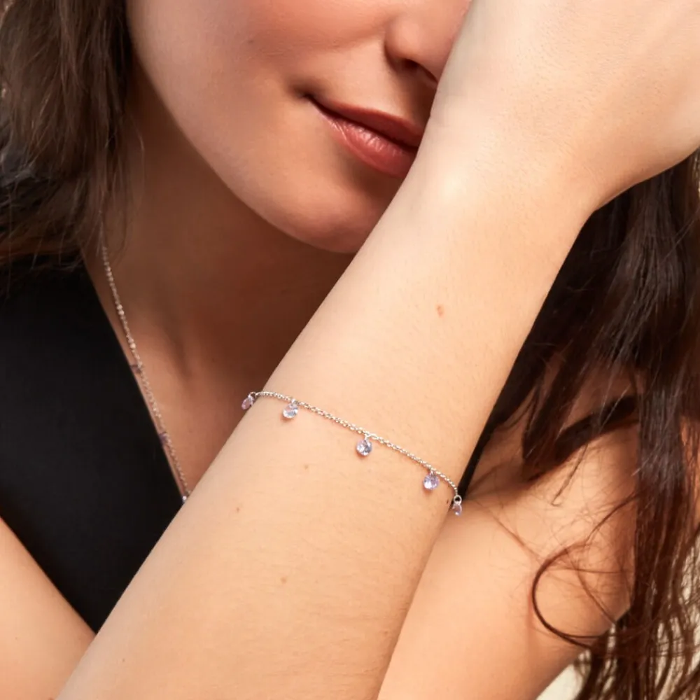 Bracelet Collie Argent Blanc Oxyde De Zirconium|Marc Orian Outlet