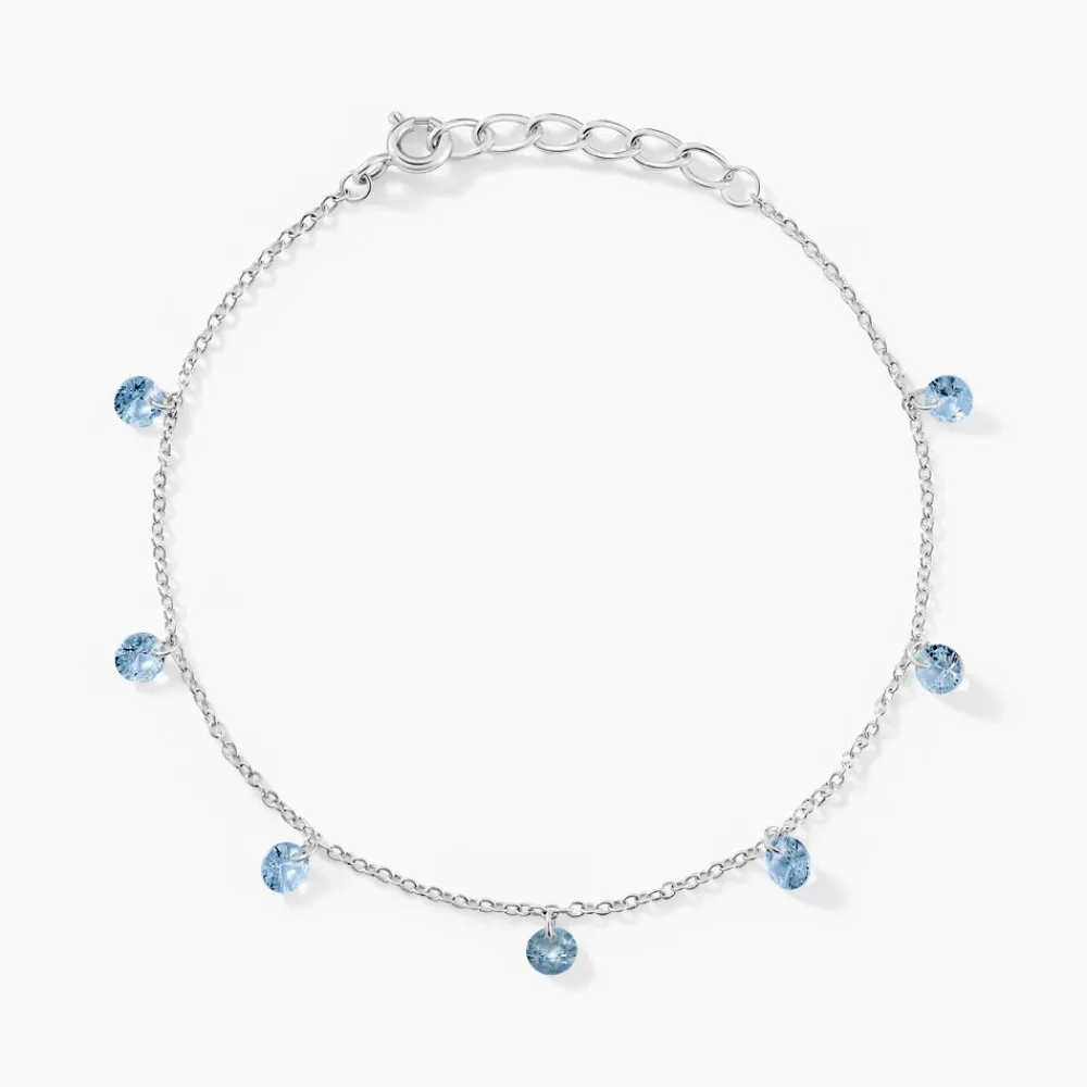 Bracelet Collie Argent Blanc Oxyde De Zirconium|Marc Orian