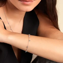 Bracelet Collie Argent Blanc Oxyde De Zirconium|Marc Orian