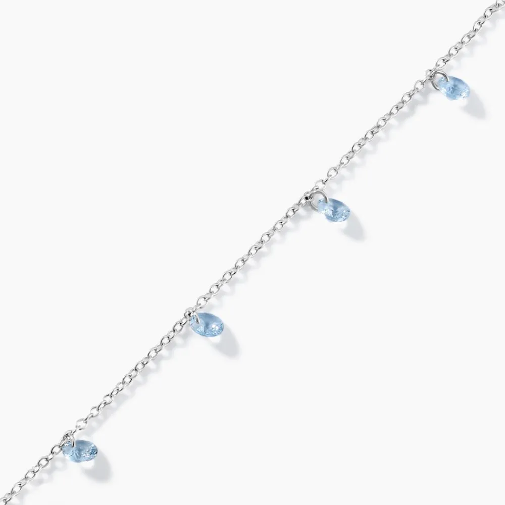 Bracelet Collie Argent Blanc Oxyde De Zirconium|Marc Orian
