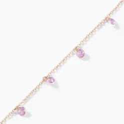 Bracelet Collie Argent Rose Oxyde De Zirconium|Marc Orian Outlet