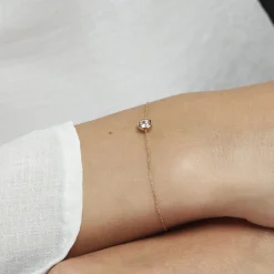 Bracelet Columbine De Zirconium Blanc|Marc Orian Online