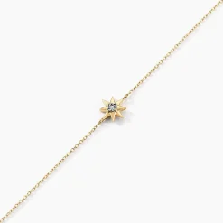 Bracelet Confucius Or Jaune Diamant