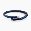 Bracelet Cuir De Vache Bleu|JOURDAN Outlet