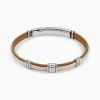 Bracelet Cuir De Vache Marron|JOURDAN Online
