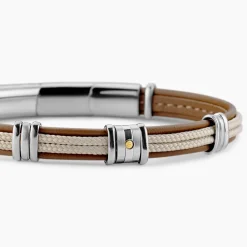 Bracelet Cuir De Vache Marron|JOURDAN Online