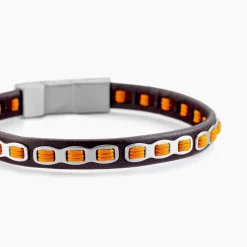 Bracelet Cuir De Vache Marron|JOURDAN Sale