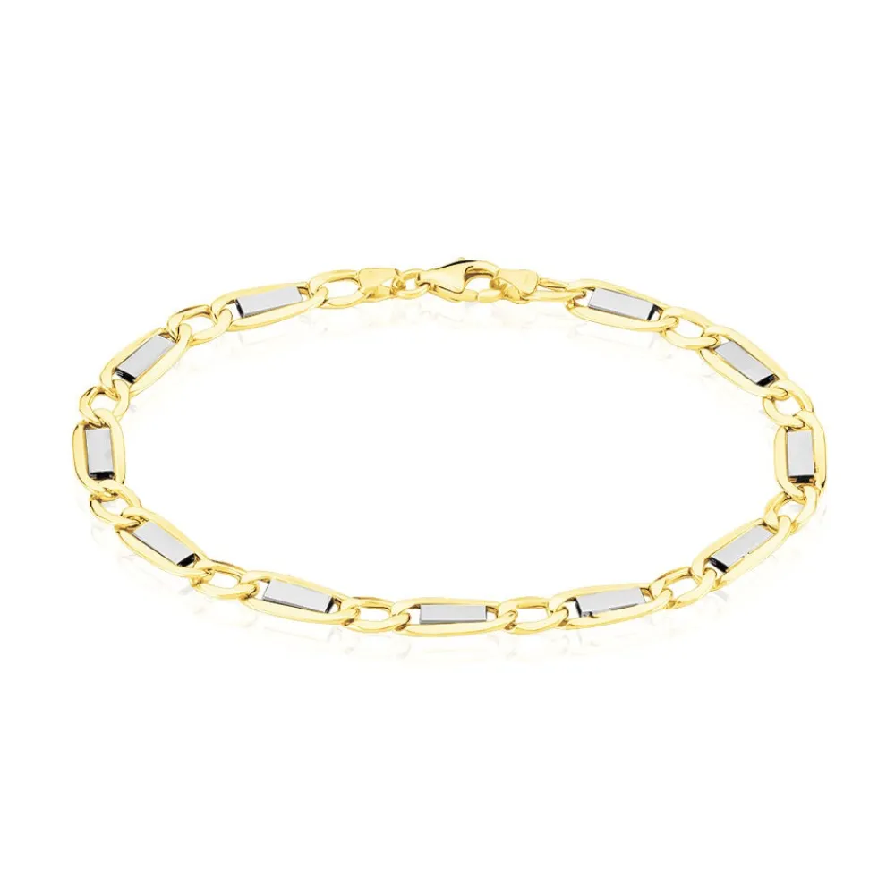 Bracelet Danae Plaquette Or Bicolore|Marc Orian Sale