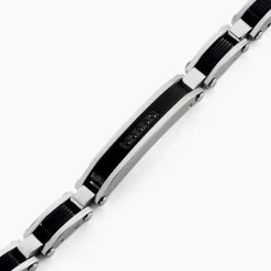Bracelet Dax Acier Bicolore Oxyde De Zirconium