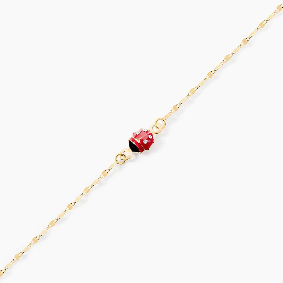 Bracelet Deena Or Jaune Oxyde De Zirconium