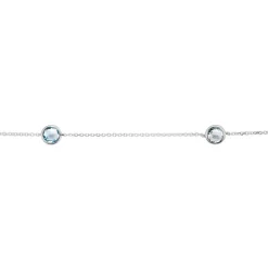 Bracelet Dennis Or Blanc Topaze