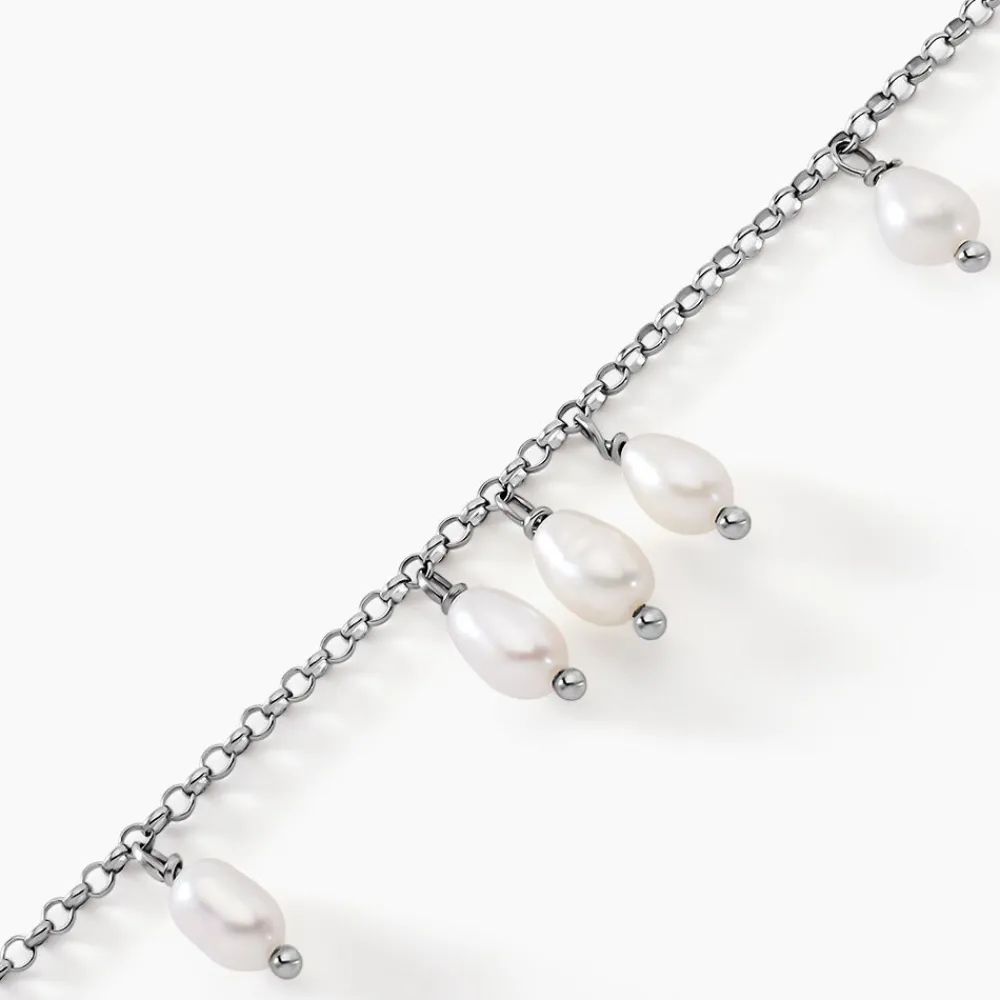 Bracelet Didem Argent Blanc Perle De Culture|Marc Orian Hot