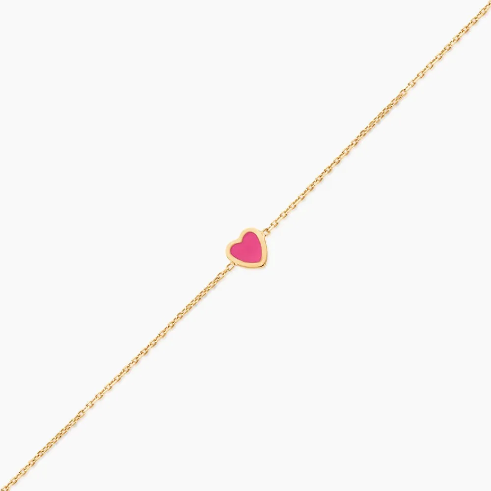Bracelet Dulcie Coeur Or Jaune Nacre|Marc Orian Hot
