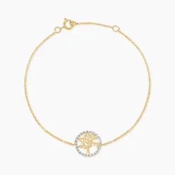 Bracelet Eleone Or Jaune Diamant