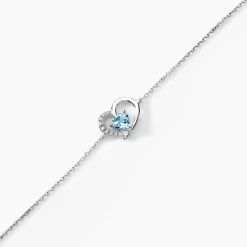 Bracelet Eliana Or Blanc Topaze Et Oxyde De Zirconium|Marc Orian Clearance
