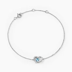 Bracelet Eliana Or Blanc Topaze Et Oxyde De Zirconium|Marc Orian Clearance