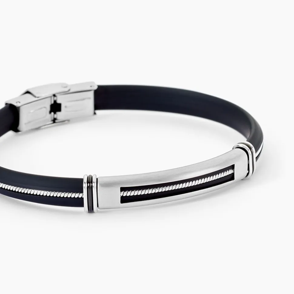 Bracelet Ellis Acier Blanc