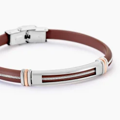 Bracelet Ellis Acier Blanc