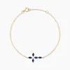 Bracelet Eser Or Jaune Oxyde De Zirconium