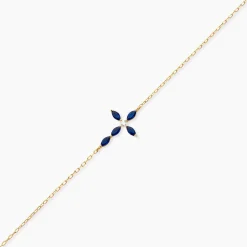Bracelet Eser Or Jaune Oxyde De Zirconium