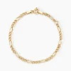 Bracelet Esma Maille Alternee 1/3 Or Jaune