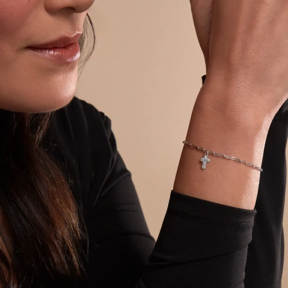 Bracelet Etincelante Argent Blanc|Marc Orian