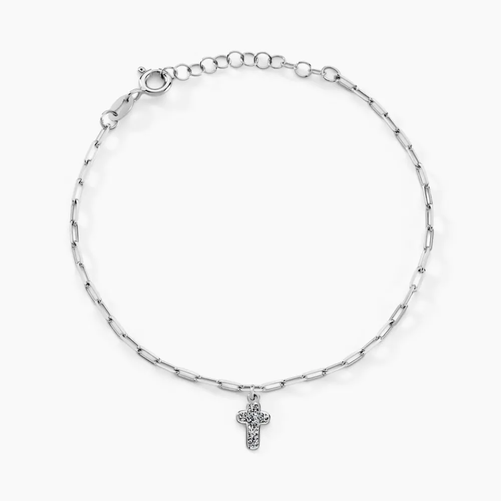 Bracelet Etincelante Argent Blanc|Marc Orian