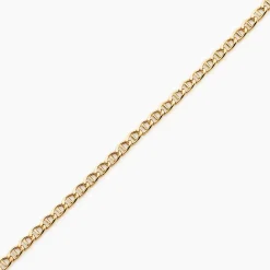 Bracelet Eunice Or Jaune Maille Marine