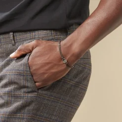 Bracelet Fabrice Acier Blanc|Marc Orian Outlet