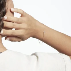 Bracelet Fatos Plaqué Or Jaune Oxyde De Zirconium|Marc Orian Outlet