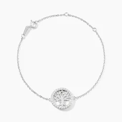 Bracelet Galla Argent Blanc Oxyde De Zirconium