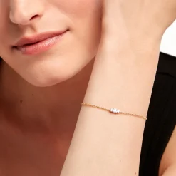 Bracelet Georgia Plaqué Or Jaune Oxyde De Zirconium|Marc Orian New