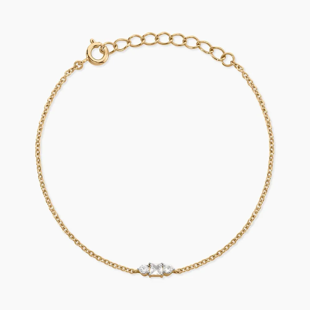Bracelet Georgia Plaqué Or Jaune Oxyde De Zirconium|Marc Orian New