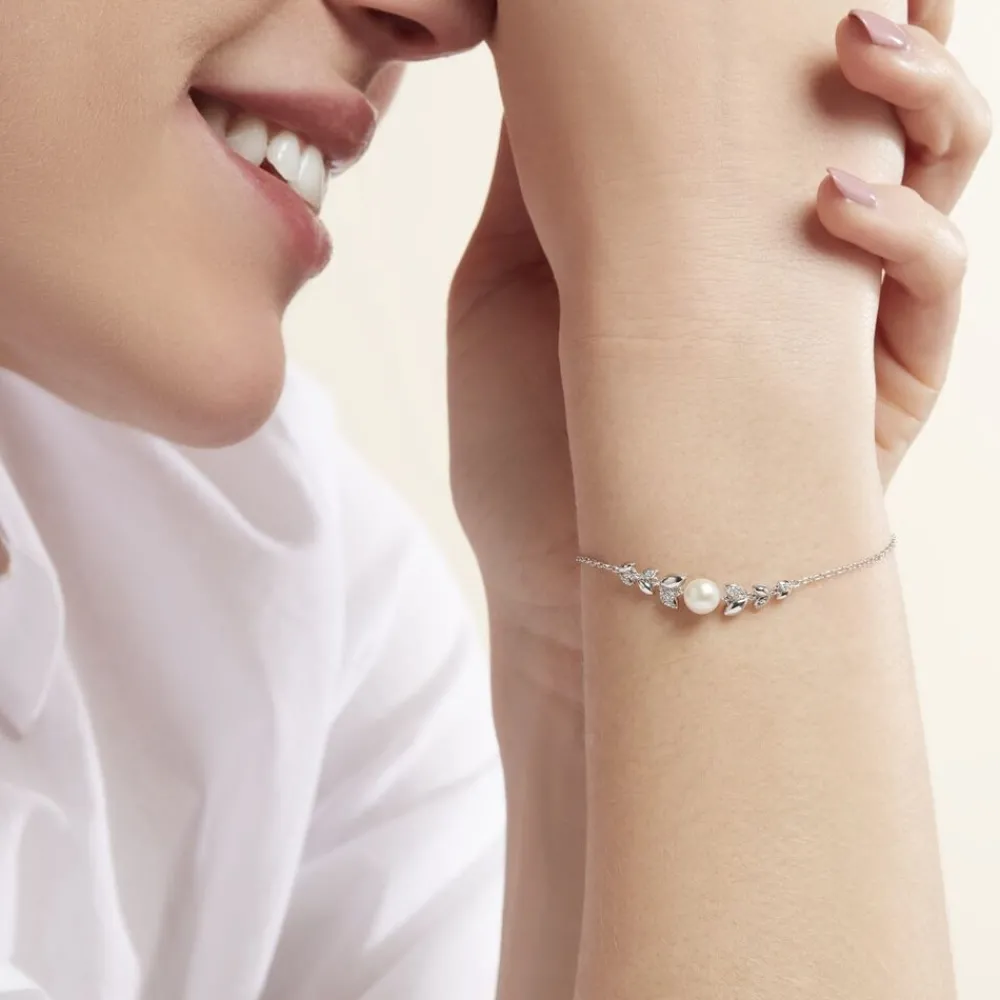 Bracelet Giambattista Argent Blanc Perle De Culture Oxyde De Zirconium|Marc Orian Clearance