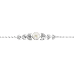 Bracelet Giambattista Argent Blanc Perle De Culture Oxyde De Zirconium|Marc Orian Clearance