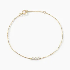 Bracelet Graziano Or Jaune Diamant Synthétique