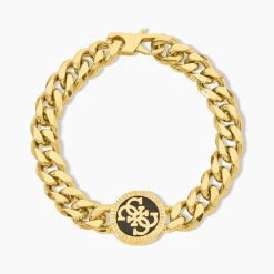 Bracelet Guess 4G Icon Acier Jaune|GUESS BIJOUX Clearance