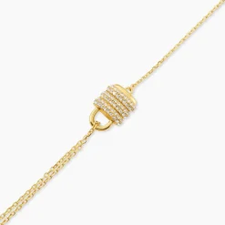 Bracelet Guess My Secret Acier Jaune Oxyde De Zirconium|GUESS BIJOUX Online