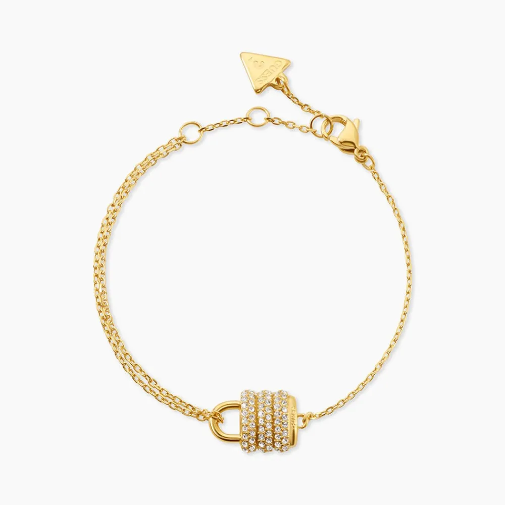 Bracelet Guess My Secret Acier Jaune Oxyde De Zirconium|GUESS BIJOUX Online