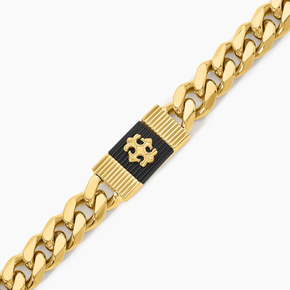Bracelet Guess Rebel Moon Acier Jaune|GUESS BIJOUX Discount