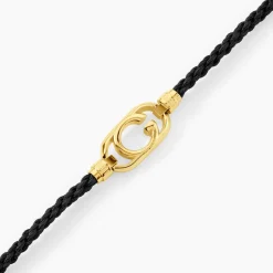 Bracelet Guess Regata Cordon Noir|GUESS BIJOUX