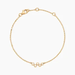 Bracelet Halo Plaqué Or Jaune Oxyde De Zirconium|Marc Orian Discount