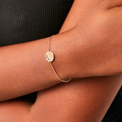 Bracelet Hanaelle Plaque Or Jaune|Marc Orian Online