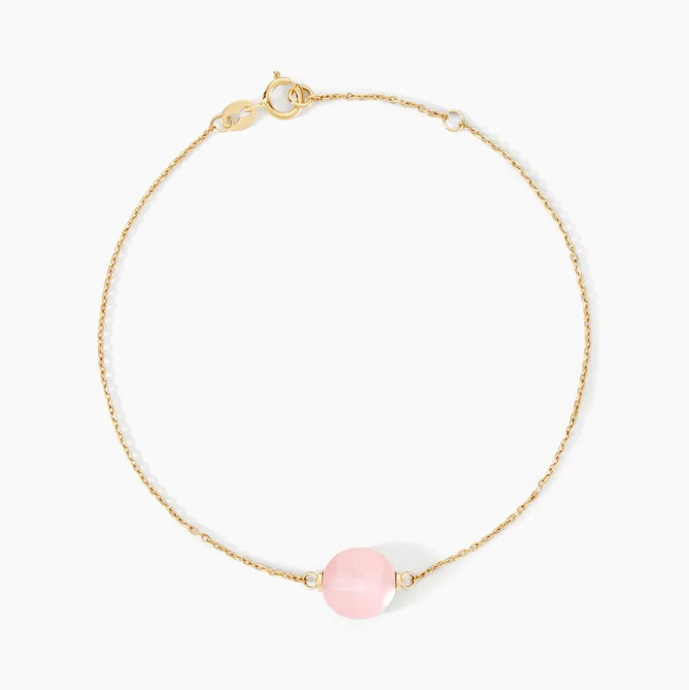 Bracelet Hege Or Jaune Quartz