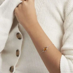Bracelet Hilda Argent Blanc Ambre|Marc Orian Hot